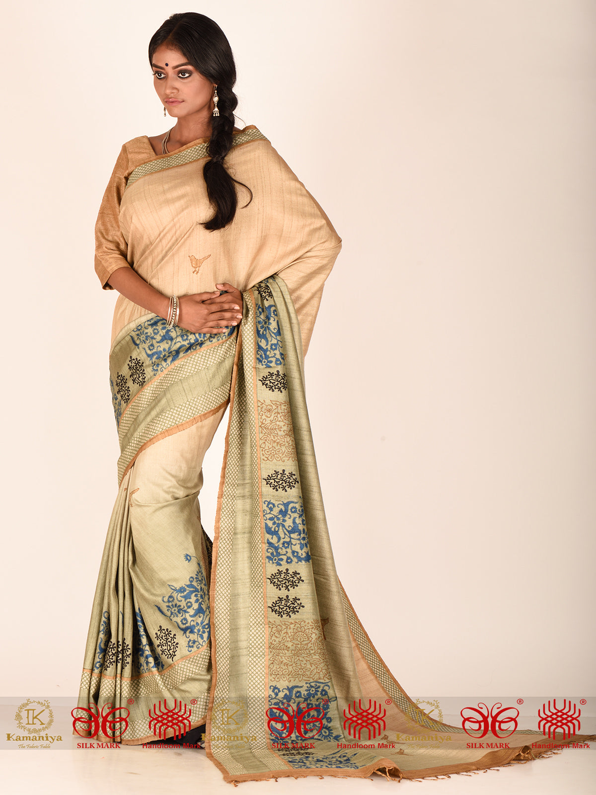 Beige Bonanza - Saree