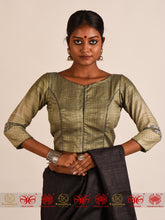 Load image into Gallery viewer, Metallic Magic Tussar Blouse
