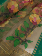 Load image into Gallery viewer, Green Garden - Saree
