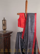 Load image into Gallery viewer, Grey Gulab - Saree
