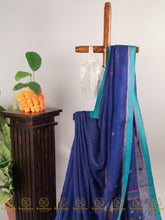 Load image into Gallery viewer, Bindas Blue Saree
