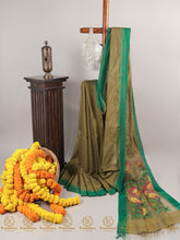 Load image into Gallery viewer, Green Garden - Saree
