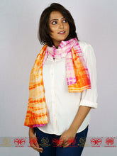 Load image into Gallery viewer, Orange Pink Mulberry Scarf
